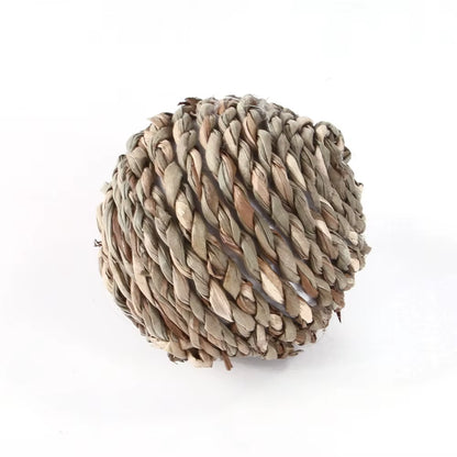 Hamster Rabbit Toys Big Hamster Ball Toy Toothbrush Hamster Accessories Small Animals Rabbit Chew Toys Hemp Rope Balls Pet Toy