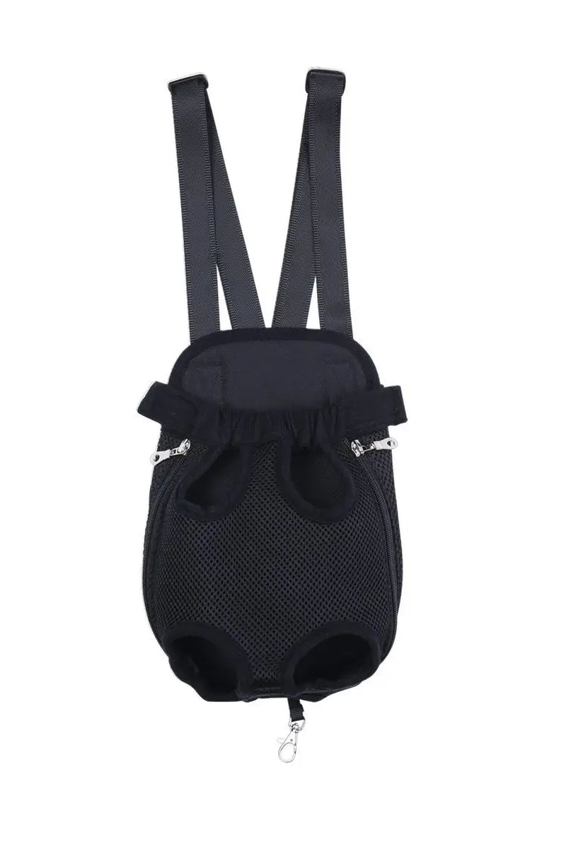HQ Pet Carrier Dog Front Chest Backpack Five Holes Backpack Dog Outdoor Carrier Tote Bag Sling Holder Mesh Cat Puppy Carrier
