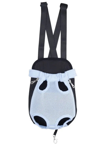 HQ Pet Carrier Dog Front Chest Backpack Five Holes Backpack Dog Outdoor Carrier Tote Bag Sling Holder Mesh Cat Puppy Carrier