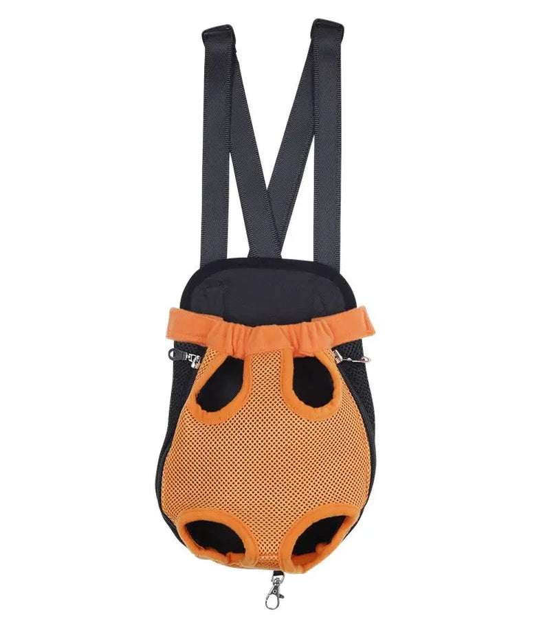 HQ Pet Carrier Dog Front Chest Backpack Five Holes Backpack Dog Outdoor Carrier Tote Bag Sling Holder Mesh Cat Puppy Carrier