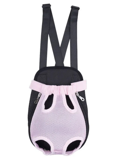 HQ Pet Carrier Dog Front Chest Backpack Five Holes Backpack Dog Outdoor Carrier Tote Bag Sling Holder Mesh Cat Puppy Carrier